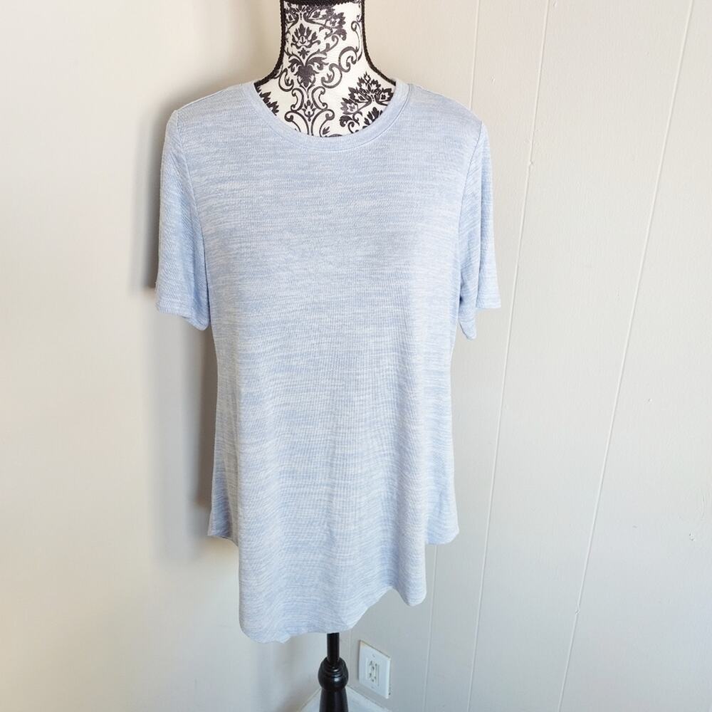 Chelsea & Theodore Handkerchief Hem Tee